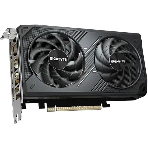 Відеокарта GeForce RTX 5060, Gigabyte, WINDFORCE MAX OC, 8Gb GDDR7, 128-bit, HDMI/3xDP, 2512/28000 MHz, 8-pin (GV-N5060WF2MAX OC-8GD) - фото 3