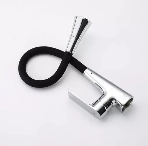 Змішувач для кухні Frap з гнучким виливом F4471 - фото 3