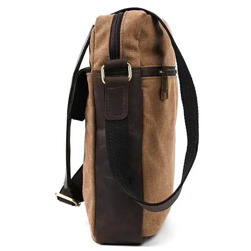 Шкіряна чоловіча сумка через плече TARWA 32х27х8 см nsa0001301 - фото 3