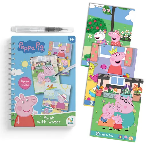 Детская водная раскраска "Pig" DoDo Toys 200645, 8 страниц - фото 1