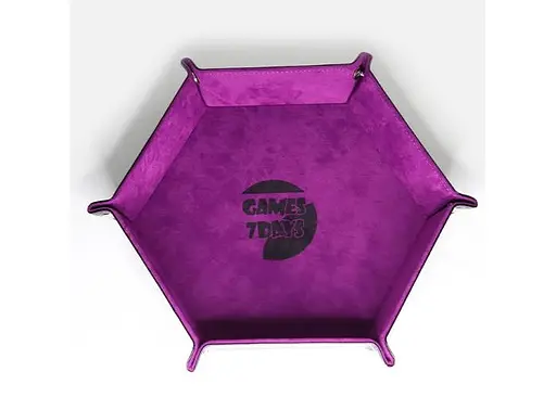 Настольная игра Games 7 Days Лоток для кубиков Hexagon dice tray - Light purple (g7dhexdt04)