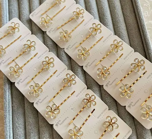 Декоративні металеві шпильки для зачісок 24 шт. - фото 1