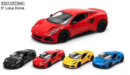 Металева інерційна легкова модель Lotus Emira 5", відкриваються двері (В асортименті) - фото 3