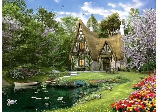Пазл Anatolian Коттедж у весеннего озера 3000 эл. (4900) - фото 2