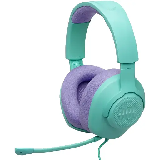 Гарнитура JBL Quantum 100M2 Cyan (JBLQTUM100M2CYN) (7023993) - фото 2