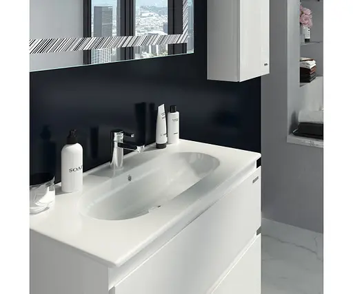 Тумба підвісна Sanwerk Форева Air 81 Білий з умивальником Клеа (MV0000803) Білий - фото 8