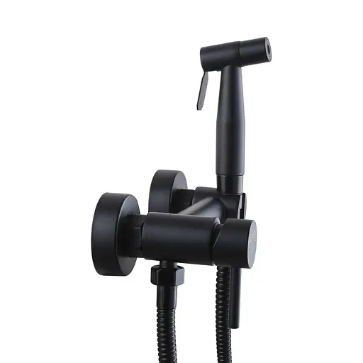 Смеситель для гигиенического душа наружного монтажа 150 мм Globus Lux SBT-6BB-106MIX, Черный матовый - фото 3