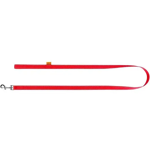 Повідець Dog Extreme з нейлону (ширина 25мм, довжина 150см) червоний - фото 2