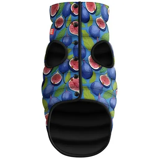 Курточка для собак Waudog Clothes малюнок "Інжир", S30, В 58-62 см, С 42-46 см