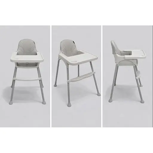 Стул 2 в 1 для кормления ребенка VELANO Basic, white - фото 2