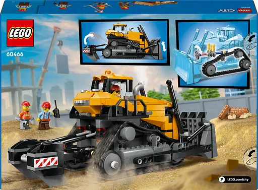 Конструктор LEGO City Желтый бульдозер 682 детали (60466) - фото 3