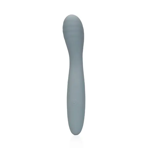 Вібратор Loveline Ultra Soft Silicone G-Spot 20 см (сірий) - фото 2