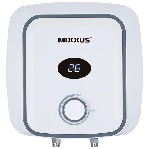 Водонагрівач Mixxus EWH-0515 Small Over 15 л над мийкою, 1500 Вт, мокрий ТЕН, вертикальний, квадратний, білий (WH0004) - фото 1