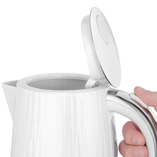 Russell Hobbs Электрочайник Eden, 1.7л, нержавеющая сталь, пластик, белый - фото 3