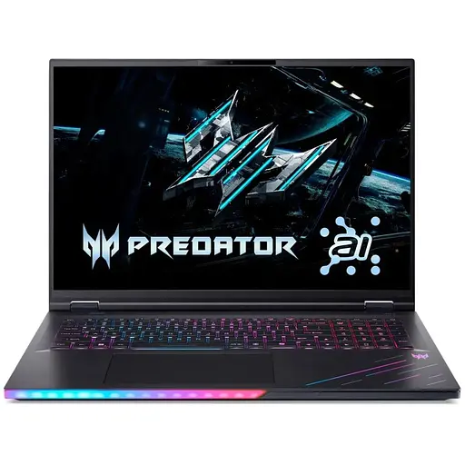 Ноутбук Acer Predator Helios 18 AI PH18-73-906Y, 2560 x 1600, Ultra 9 275HX 24 C/24 T, 2.7 GHz - 5.4 GHz