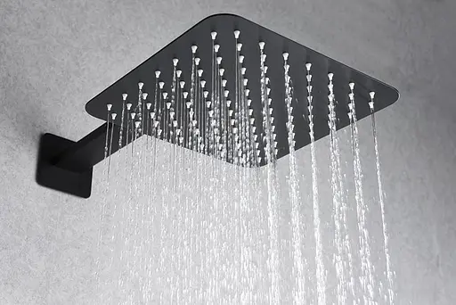 Душова система прихованого монтажу з термостатом Imex Madeira чорний матовий GTM021/NG, Чорний матовий - фото 3