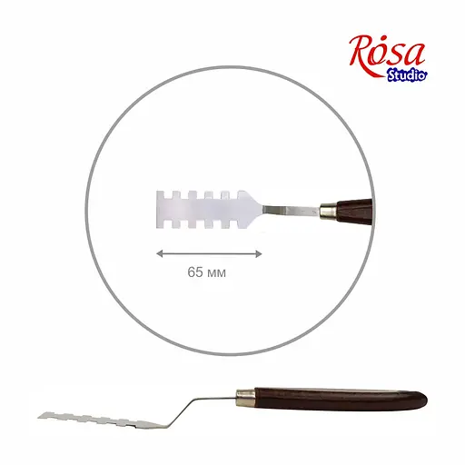 Мастихін Rosa Studio ArtWork №8 прямокутний довжина 6.5 см - фото 1