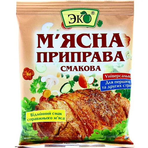 Приправа Еко м'ясна смакова 90 г