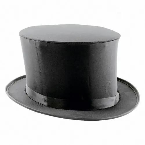 Циліндр фокусника складний чорний - фото 1