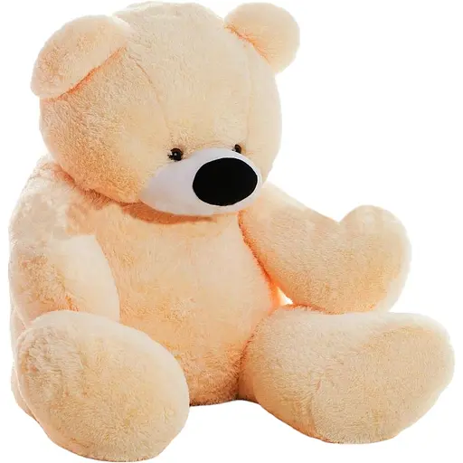 Великий ведмедик Alina Бублик 140 см персиковий