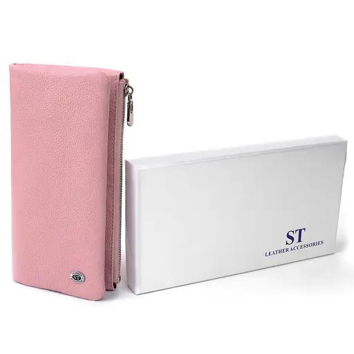 Кожаный женский кошелек ST Leather 18.5х9х1.5 см acs0016003 - фото 5