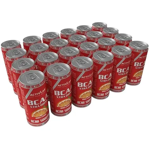 Амінокислота BCAA ActivLab BCAA Xtra Drink БЛОК, 24х330 мл - Апельсин