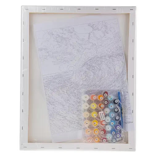 Набор для росписи по номерам "Волна" 40*50 см, IDEA2-GX47249, ТМ "99IDEAS" - фото 6