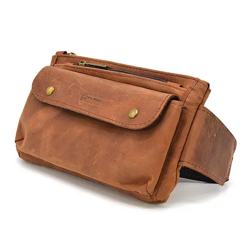 Шкіряна бананка Tarwa 24х15х3 см sum0025660 - фото 3