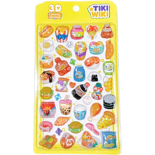 Набір 3D-наліпок Tiki Wiki Crystal Тікі смаколики (51368) - фото 1