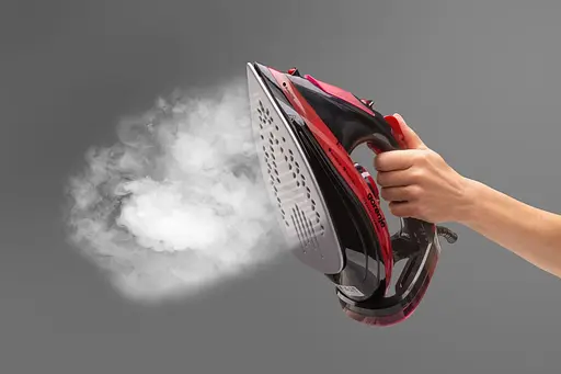 Gorenje Праска, 2800Вт, 350мл, паровий удар -100гр, верт. відпарювання, антинакип, автовідключення, керам. підошва, червоний - фото 5