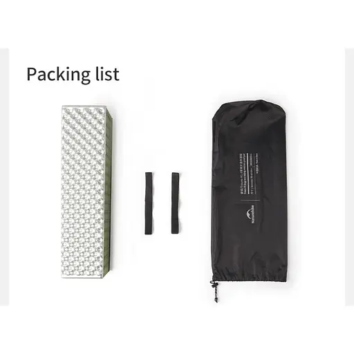 Килимок подвійний складаний IXPE Naturehike CNK2450WS044 алюмінієва плівка (200x120х1.8 см) Синій - фото 3