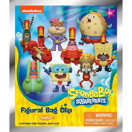 Игровая фигурка на клипсе Monogram Губка Боб S6 в ассортименте (63345) - фото 1