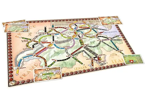 Настольная игра Days of Wonder Билет на поезд - Коллекция карт №2: Индия и Швейцария (Ticket to Ride - Map Collection 2: India & Switzerland) (англ.) (DOW720114) - фото 4