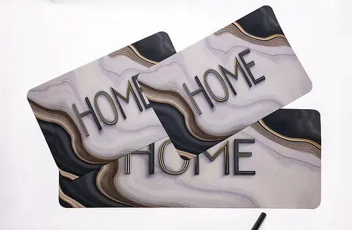 Набор диатомитовых ковриков для дома 3(шт) 38×58/2 по 38×98(см) придверные коврики для кухни коридора Yiwu HP-42-53 - фото 2