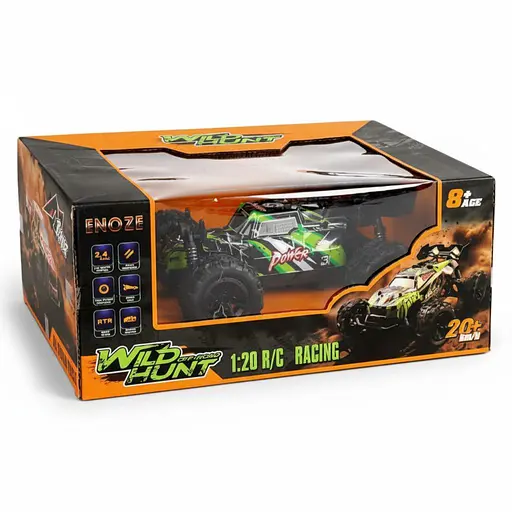 Радиоуправляемая гоночная машина S 757 E, масштаб 1:20, аккумулятор 3.7V, пульт 2.4 GHz, резиновые шины, Зеленая - фото 2