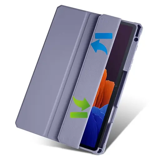 Чохол TPUCristal SlimTPU Spen holder Samsung Galaxy Tab S9/S9 Fe Фіолетовий - фото 2
