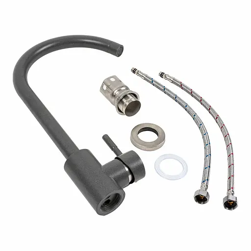 Змішувач для кухні Platinum 56 B NESP (3008 А) Моріон Графит - фото 2