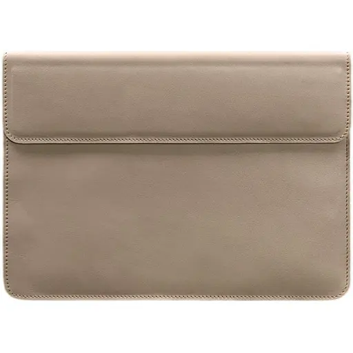 Шкіряний чохол-конверт BlankNote на магнітах для ноутбука Універсальний Світло-бежевий - фото 1