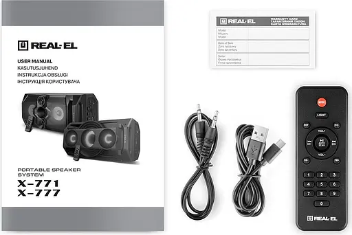 Акустика REAL-EL X-777 Black [82795] - фото 12