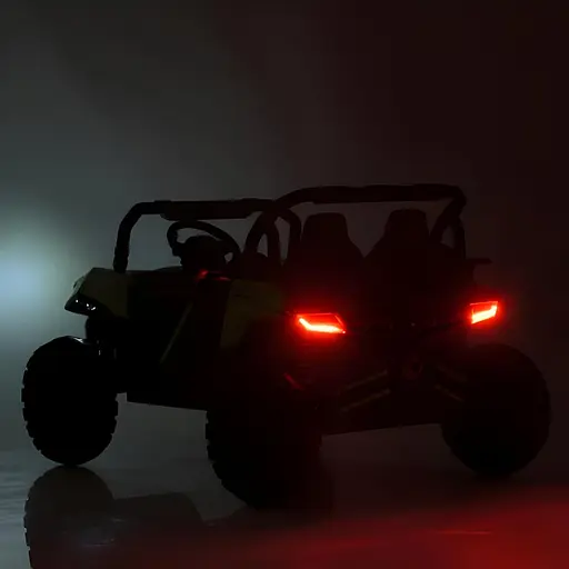 Електромобіль дитячий Bambi M 5911EBLR-3-2 24V на 2 моторах та USB для музики червоно-чорний - фото 2