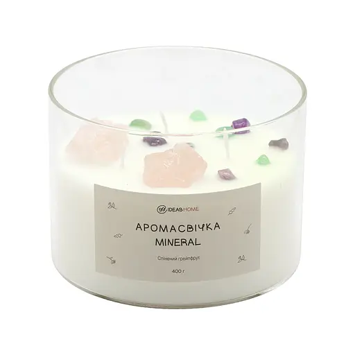 Аромасвічка 99IDEAS MINERAL - Спінений грейпфрут, 400 г