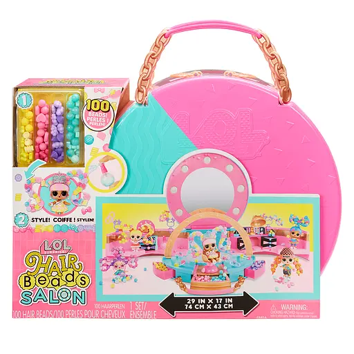 Игровой набор с куклой L.O.L. SURPRISE! Салон фееричных причесок с бусинками