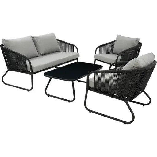 Комплект садових меблів Di Volio Paso сірий