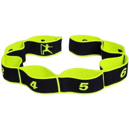 Эспандер ленточный с петлями для тренировок EasyFit EF-1682-GN, зеленый - фото 1