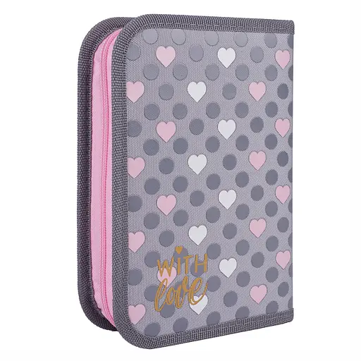 Школьный пенал твердый одинарный с клапаном Yes With Love HP-03 - фото 2