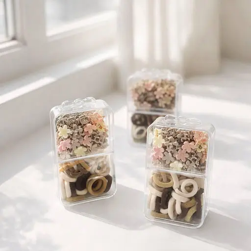 Набір аксесуарів для волосся в боксі 2 в 1 - фото 1