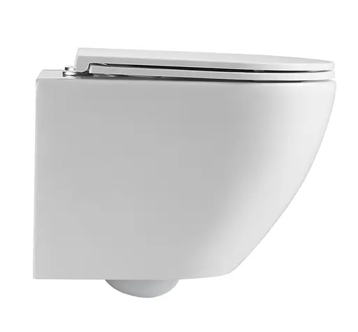 Унитаз подвесной Mixxus Premium Ellipse-0301-R 495x365x365 мм, система смыва Rimless MP6460, Белый - фото 2