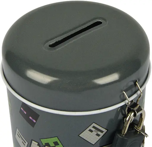 Скарбничка кругла Yes Minecraft 13х7,6 см металева (708576) - фото 3