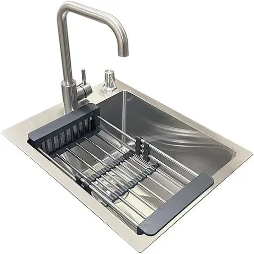 Комплект мойка + смеситель Romzha Arta U-350S (B) - фото 3