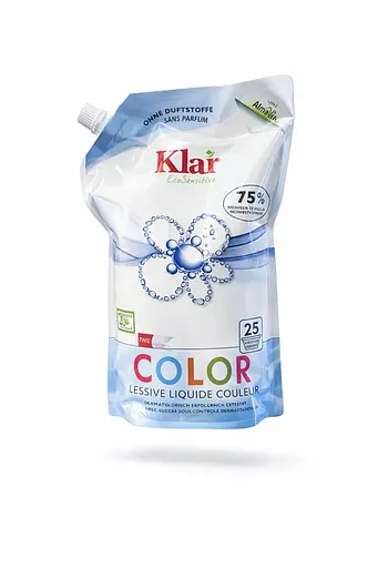 Рідкий пральний засіб Klar color Еко Пак 1.5 л без запаху  - фото 1